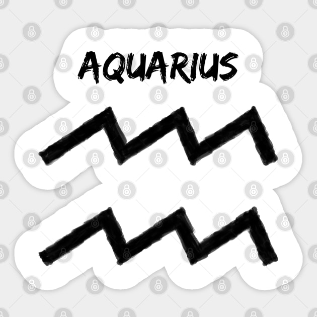 AQUIARIUS IN OIL Sticker by jcnenm